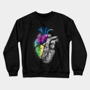 HEART IN HALF Crewneck Sweatshirt